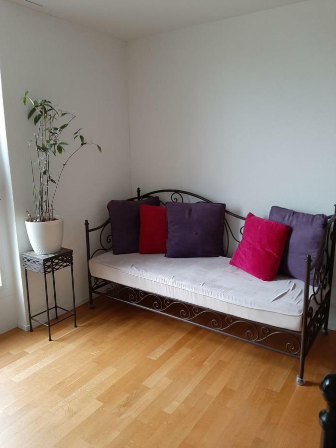 Zimmer in Penthouse-Wohnung Windisch Exterior foto